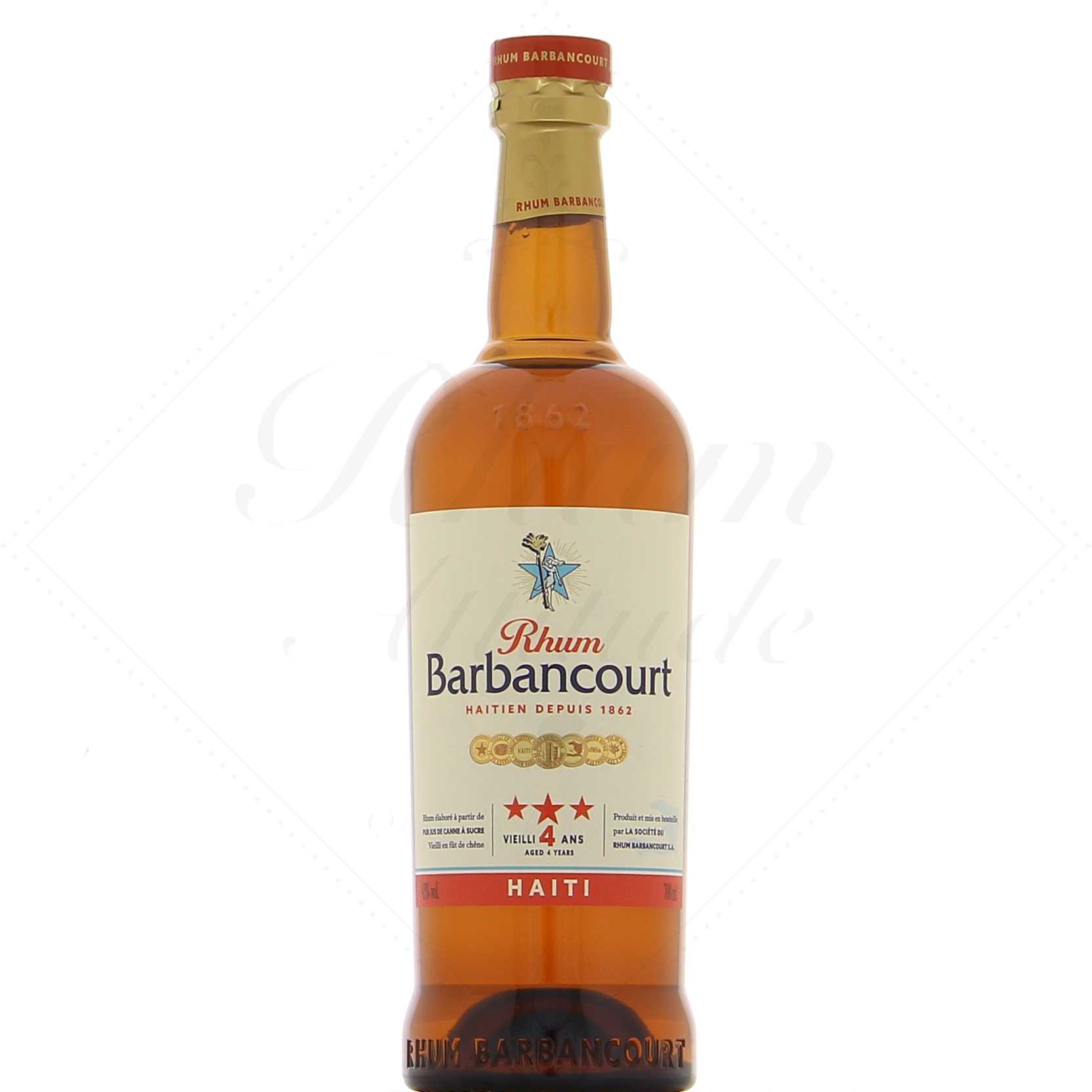 Barbancourt 3 étoiles 4 ans 43°