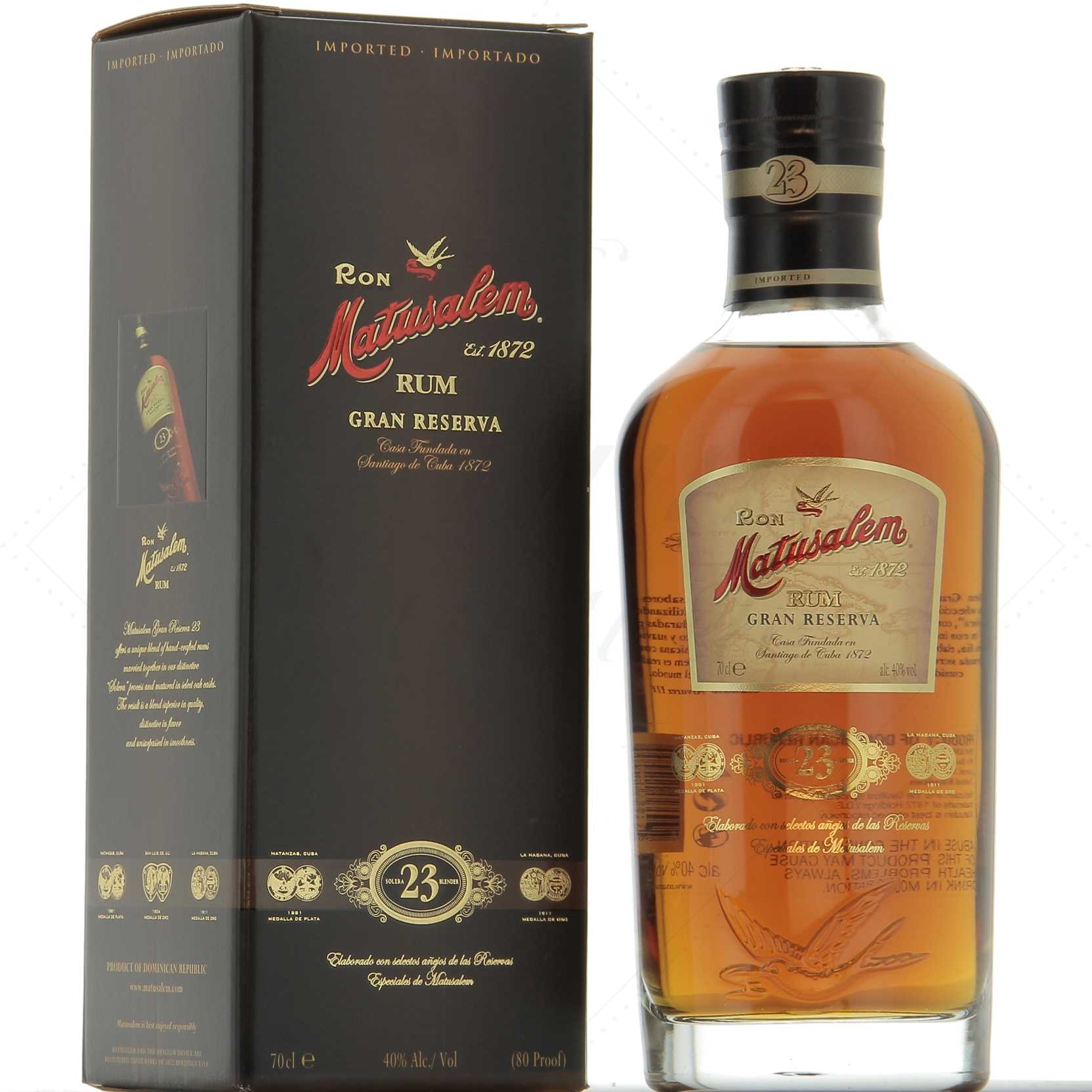 Matusalem Gran Reserva 23 40° - ancienne version