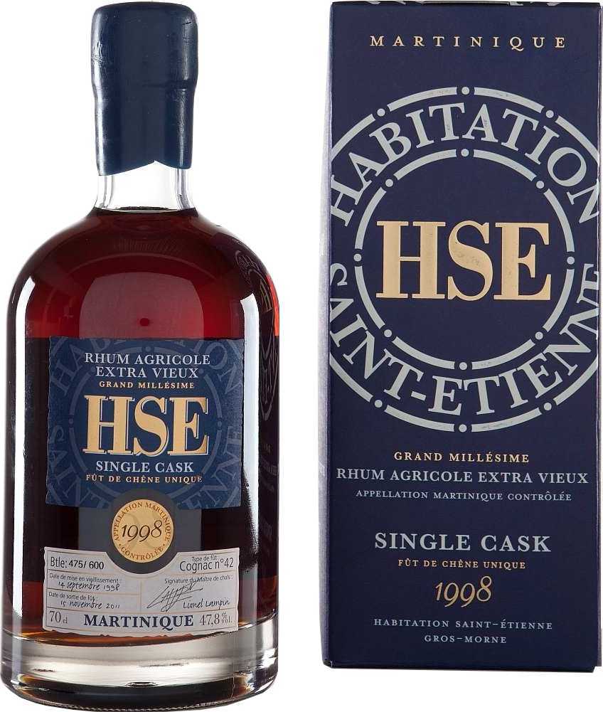 HSE single Cask 1998 version 50 cl 48°