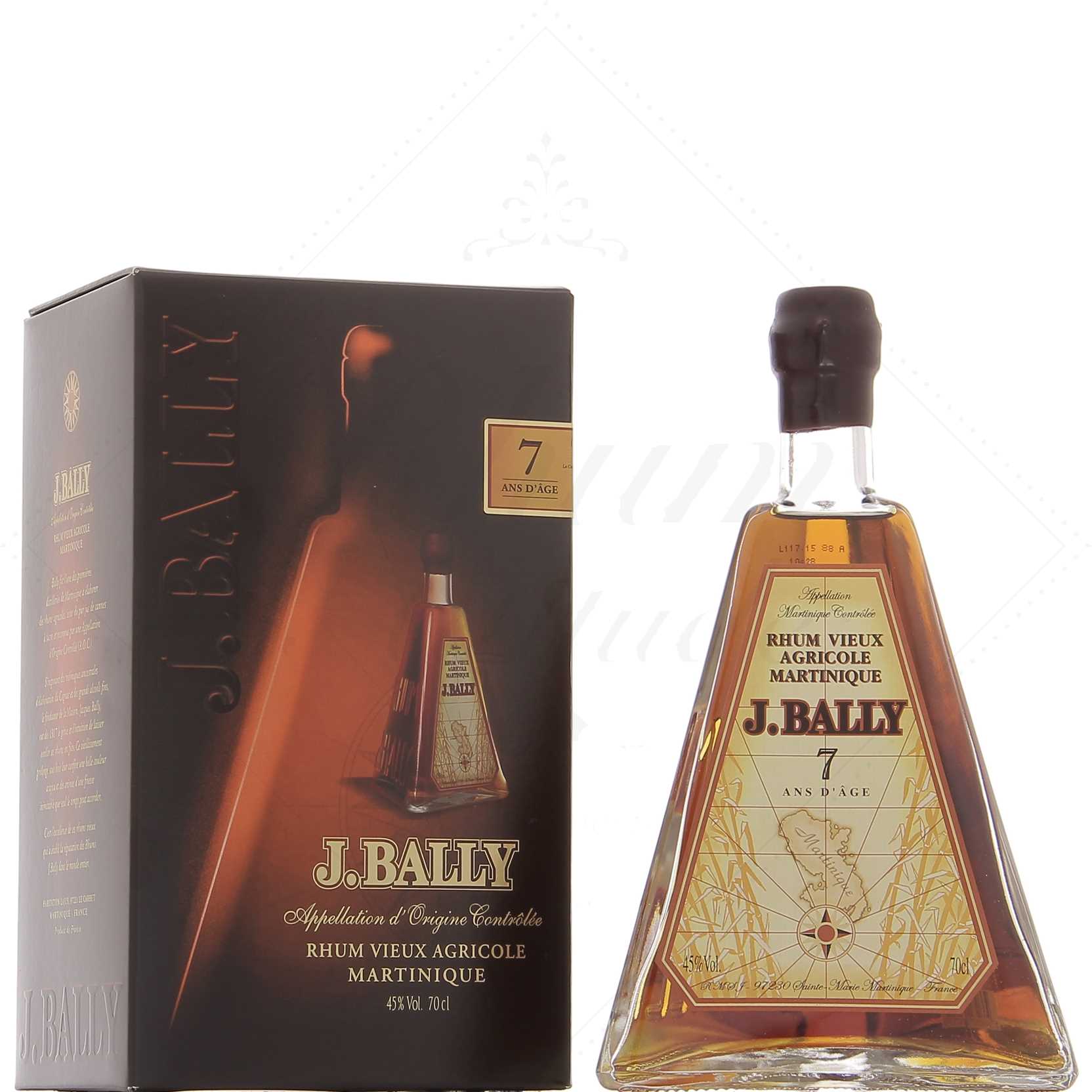 Bally 7 ans bouteille pyramide 45°