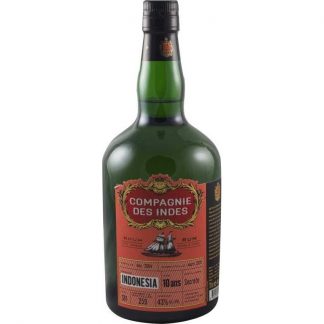 Compagnie des Indes Indonésie 10 ans Distillerie Secrète 43°