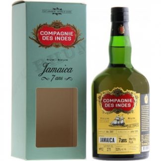 Compagnie des Indes Jamaïque 7 ans Worthy Park Cask Strength 53°