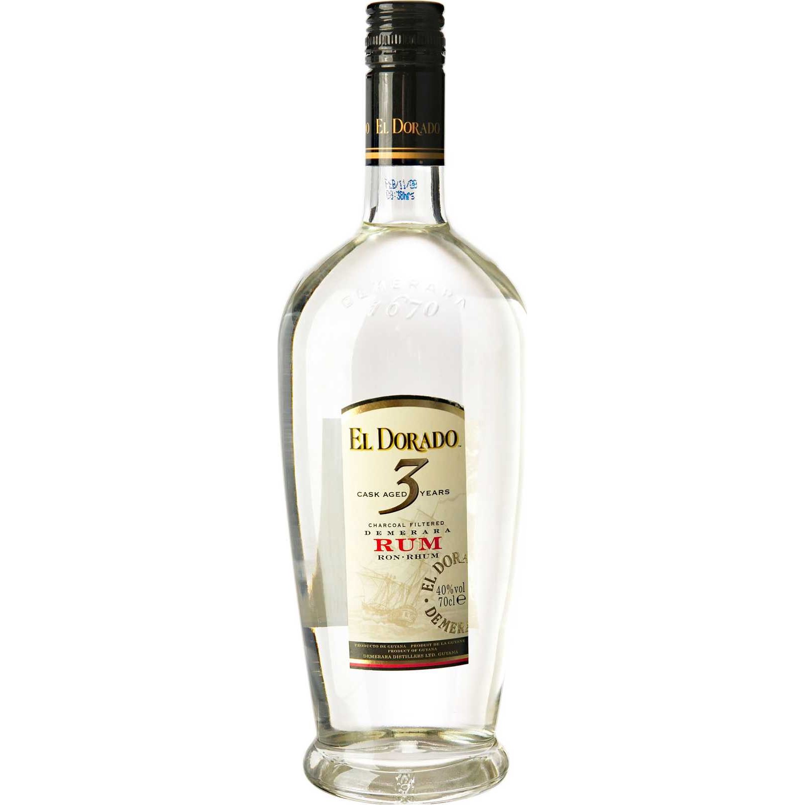 El Dorado Superior White Rum 37,5°