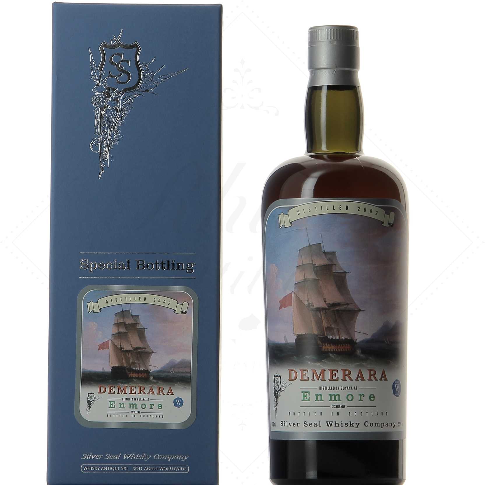 Silver Seal Demerara Rum Enmore millésime 2002 55°