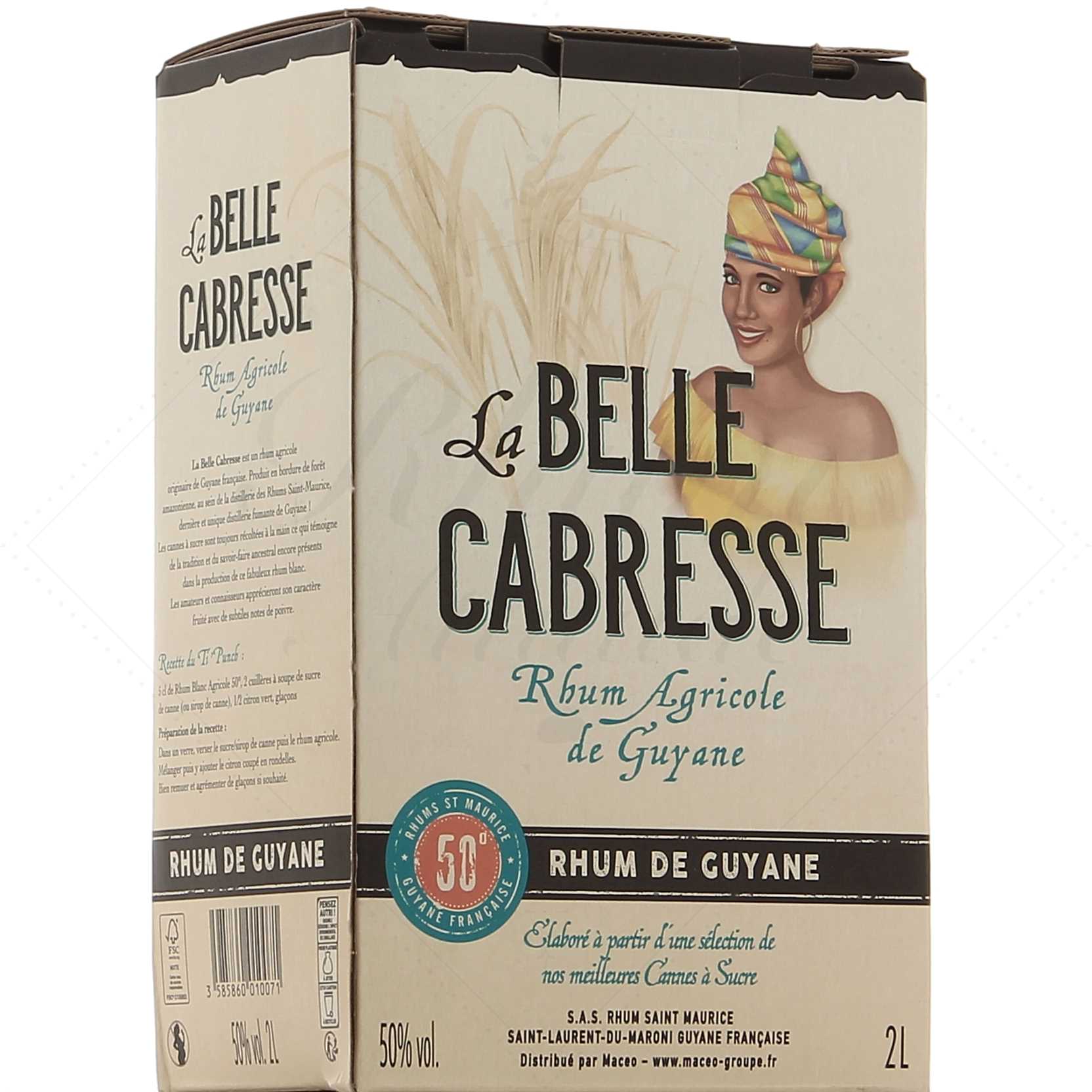 Belle Cabresse Blanc 50° - Cubi BIB Bag-In-Box 2 litres !