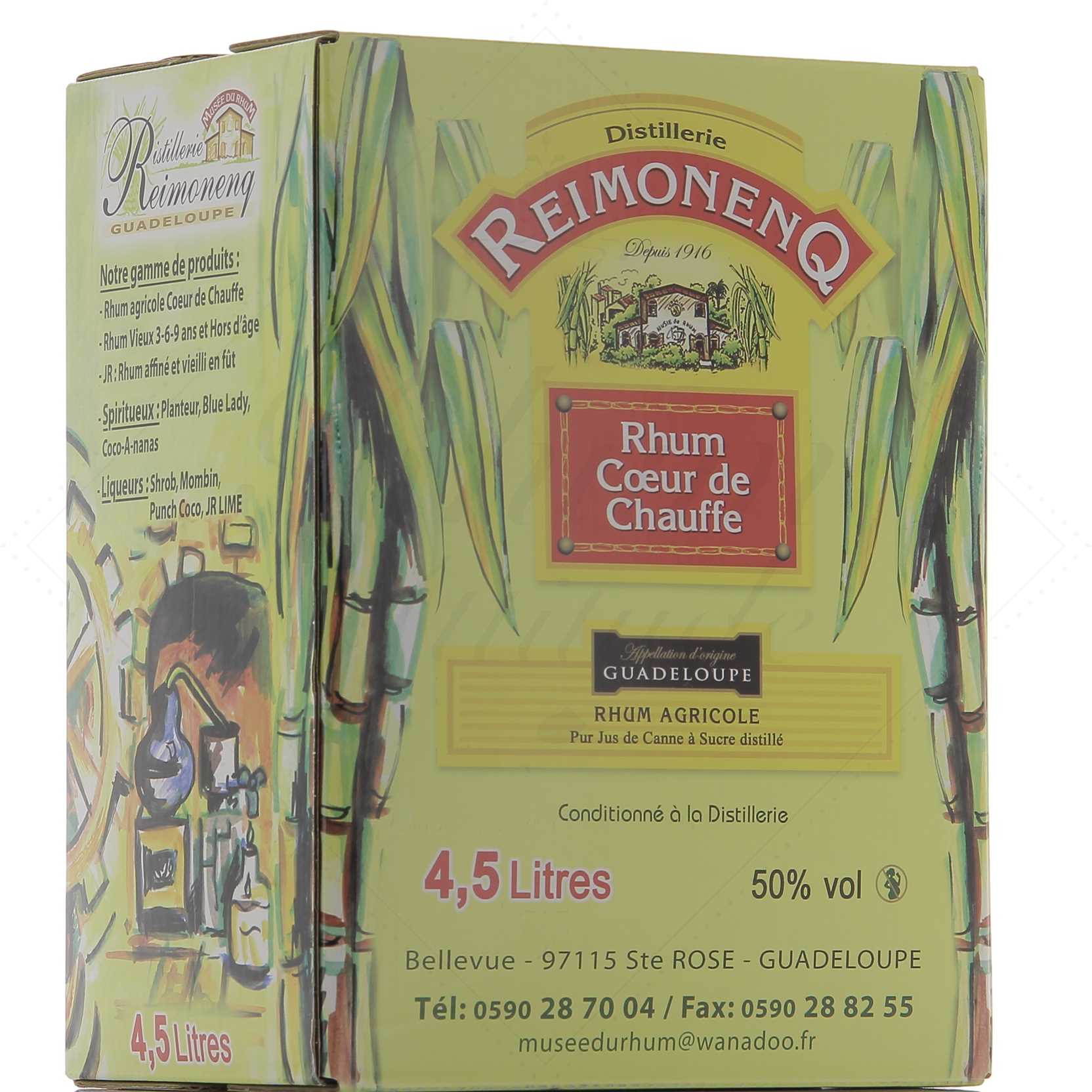 ReimonenQ Blanc Cœur de Chauffe 50° - 4,5 litres !