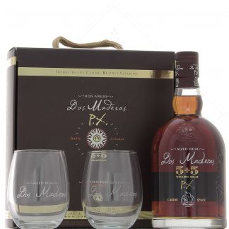 Dos Maderas PX 5+5 coffret avec 2 verres 40°