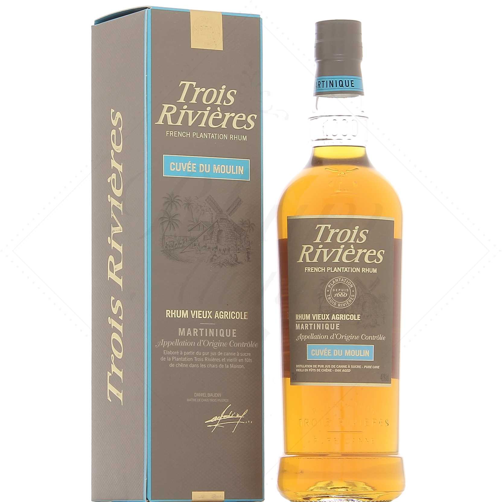 Trois Rivières Cuvée du Moulin 40° - ancienne version