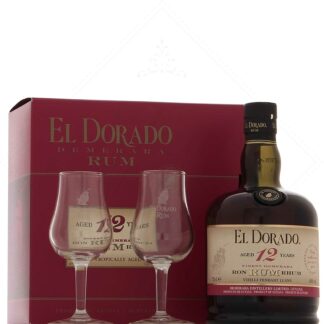 El Dorado 12 ans coffret 2 verres 40°