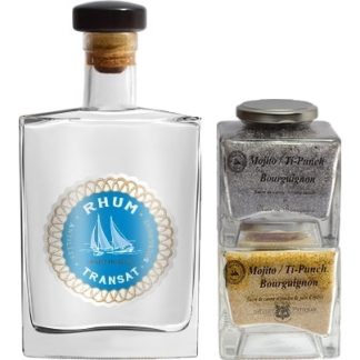 Rhum Transat Blanc 45,10° – coffret cassis / pain d’épice