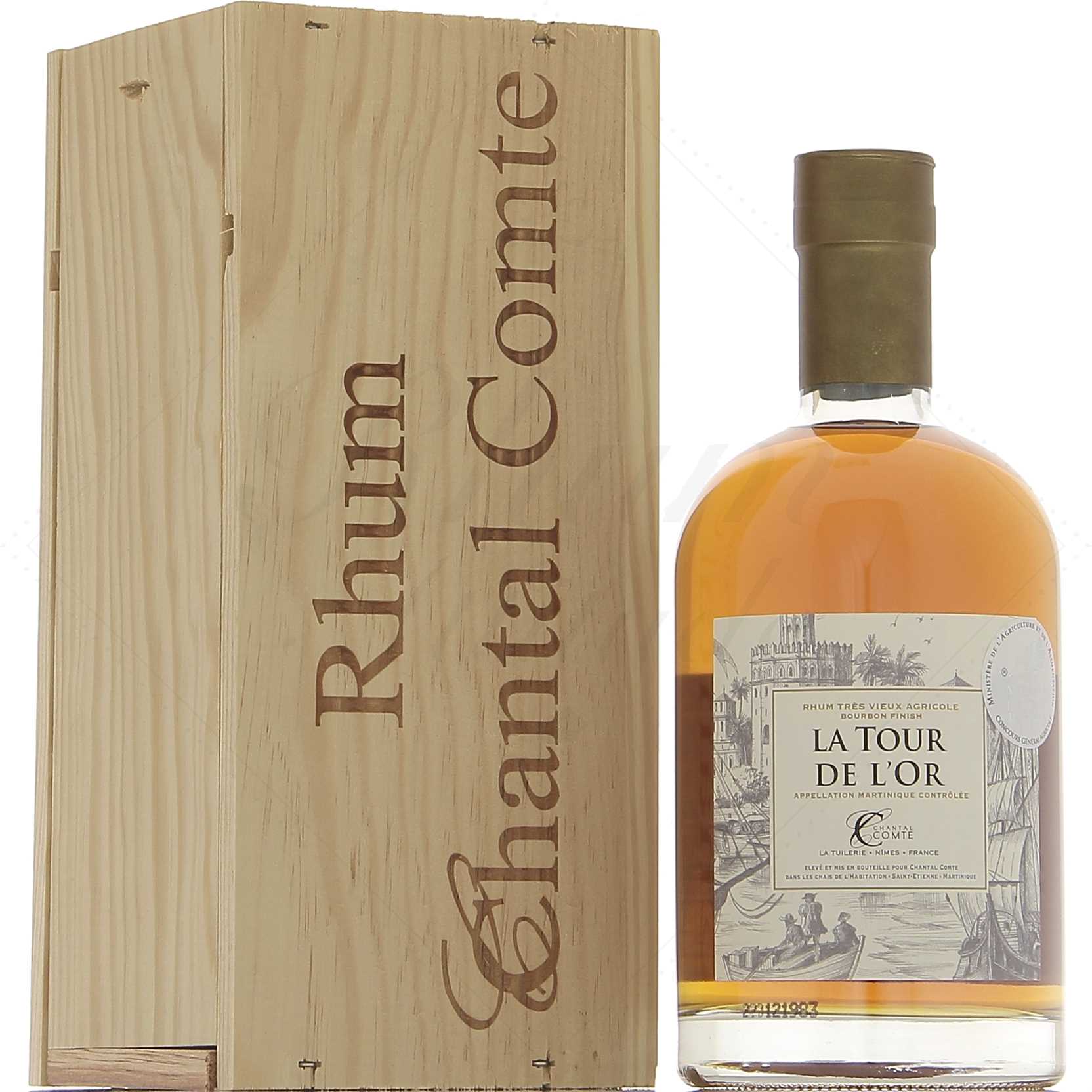 Rhum Chantal Comte Tour de l’Or Bourbon Finish 46,5°