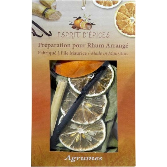 Esprit d’épices – préparation pour rhum arrangé – Agrumes