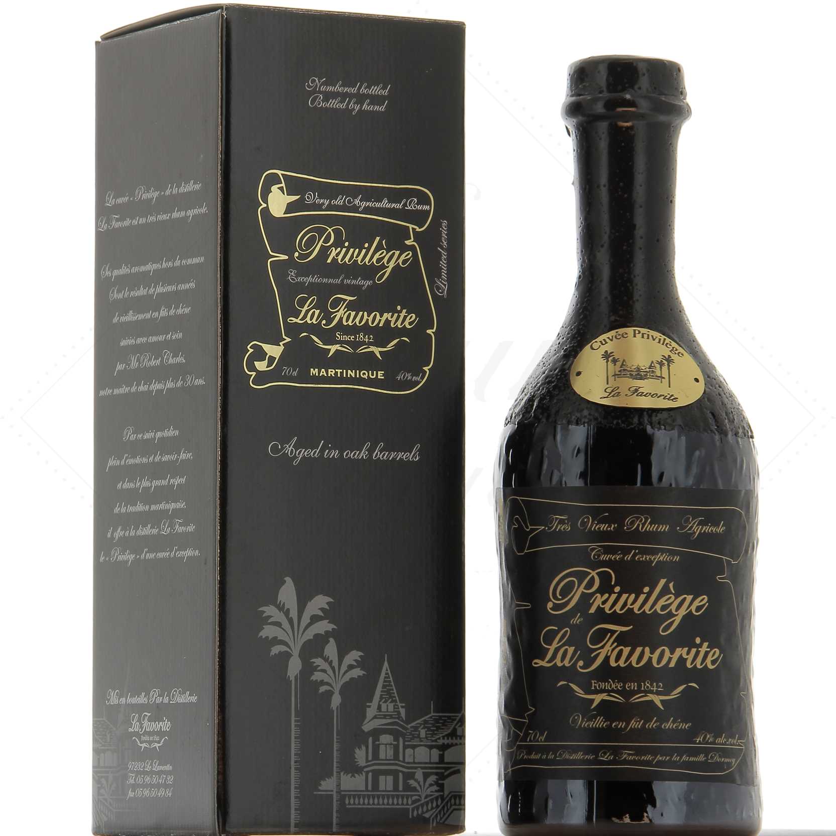La Favorite, Privilège, cuvée d’exception - édition 2015 40°