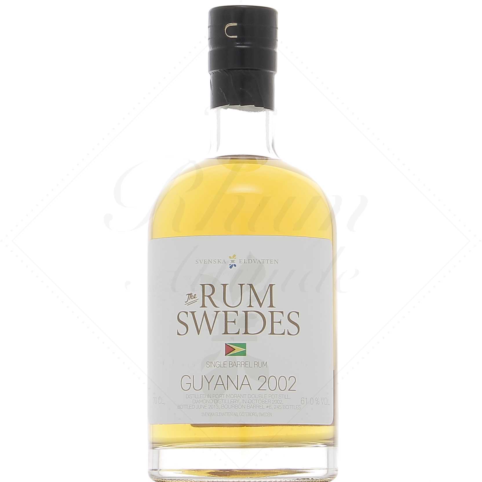 Rum Swedes Port Mourant 2002 Double Pot Still 61°