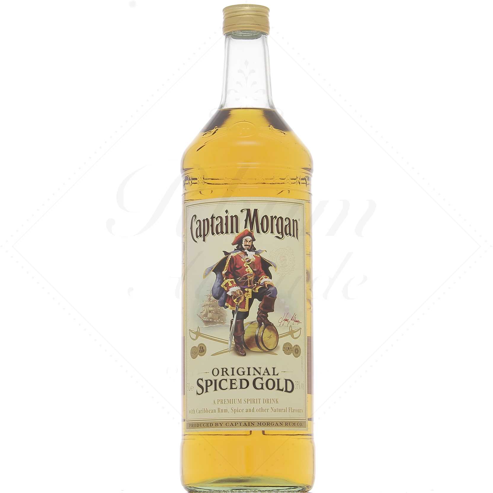 Captain Morgan Spiced Gold 35° - 3 litres + pompe !