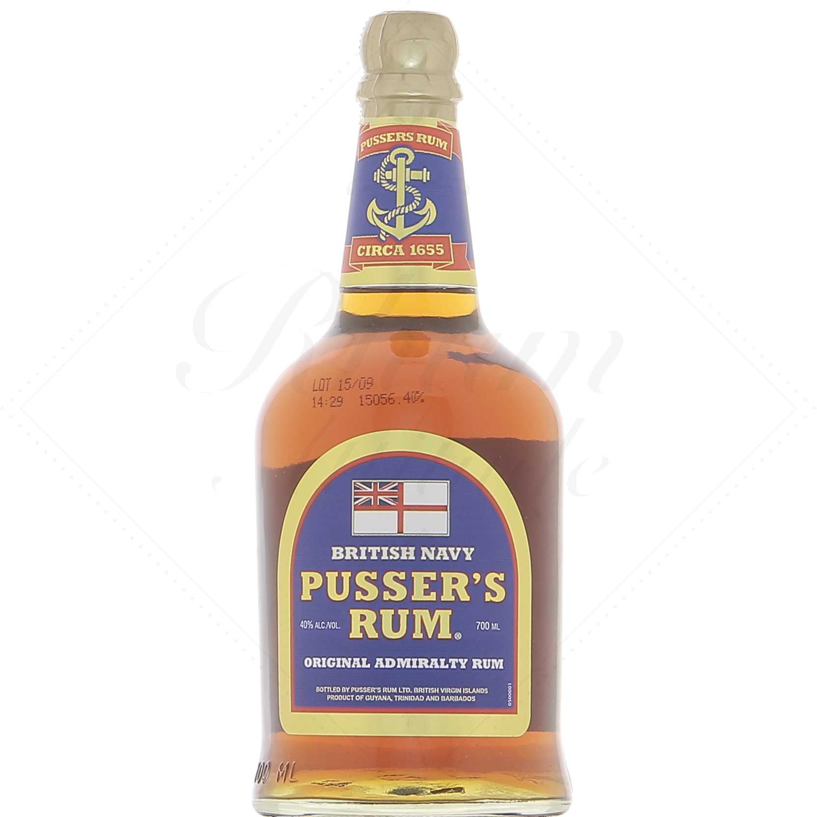 Pusser’s Blue Label 40°