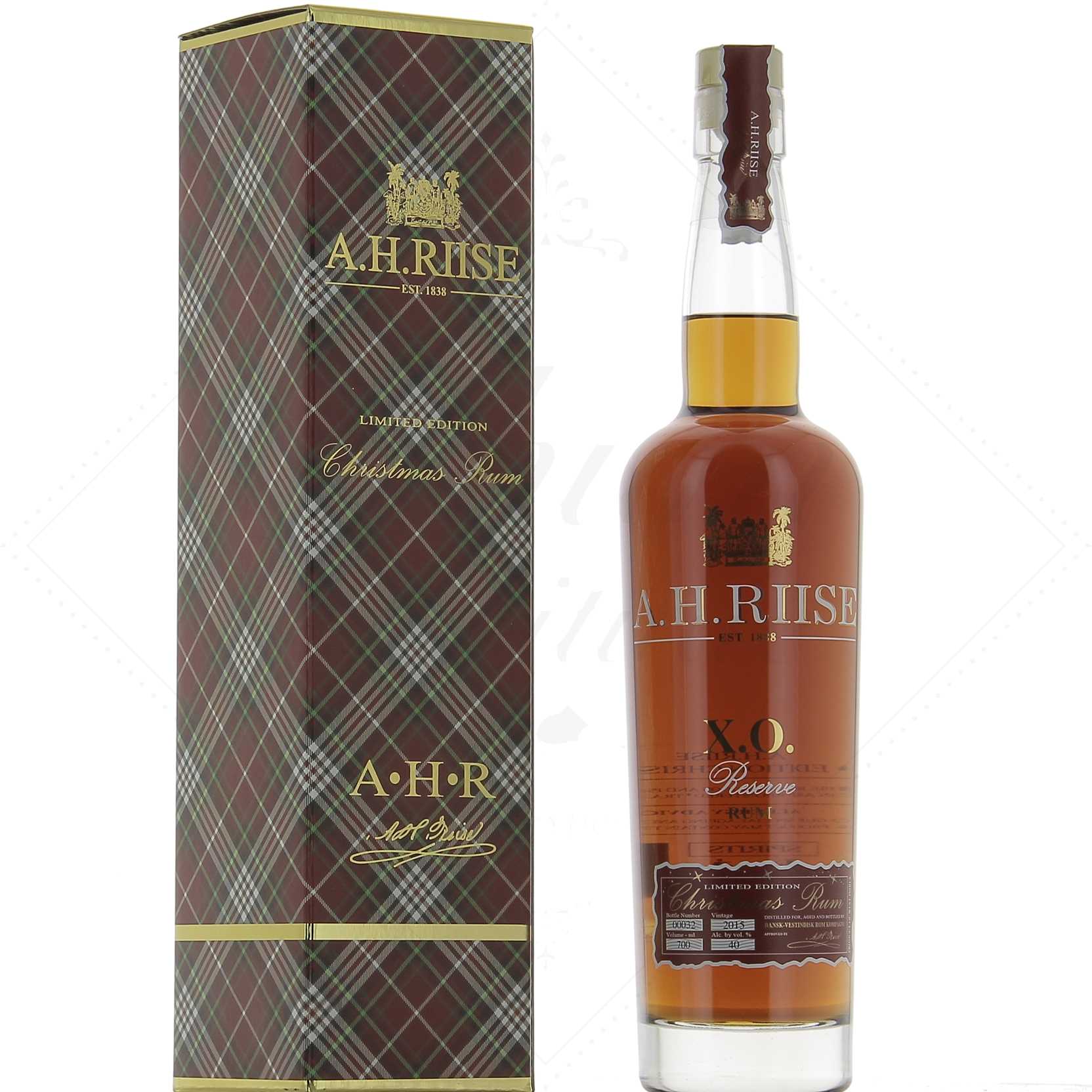 A.H. Riise XO Christmas Rum 40° - ancienne version