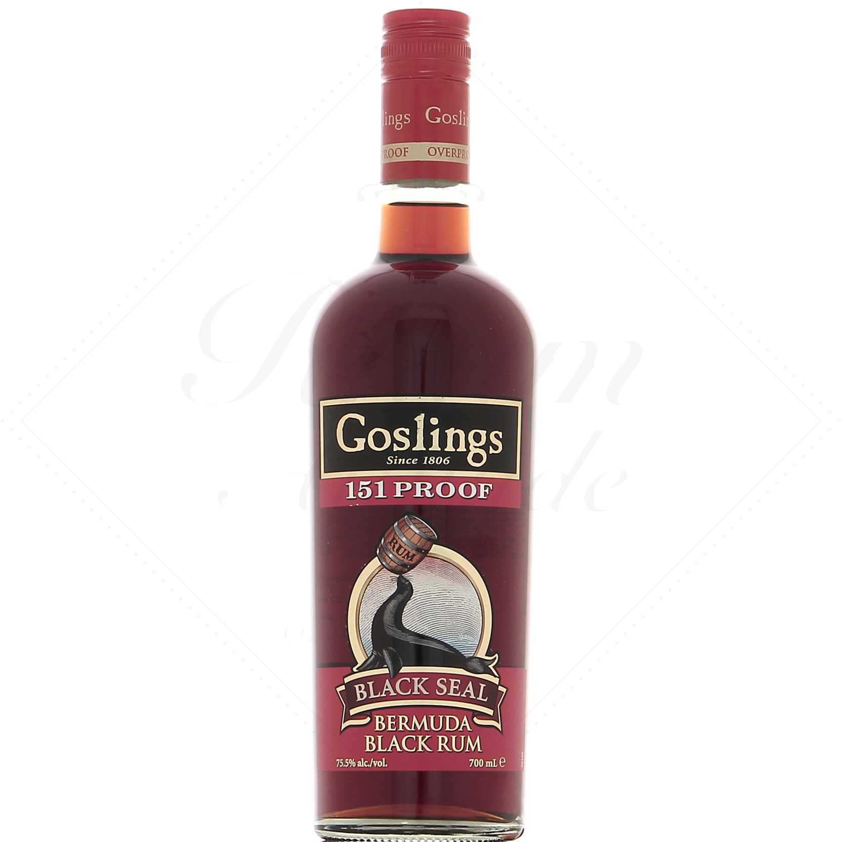 Gosling’s Black Seal 151 Proof 75,5°