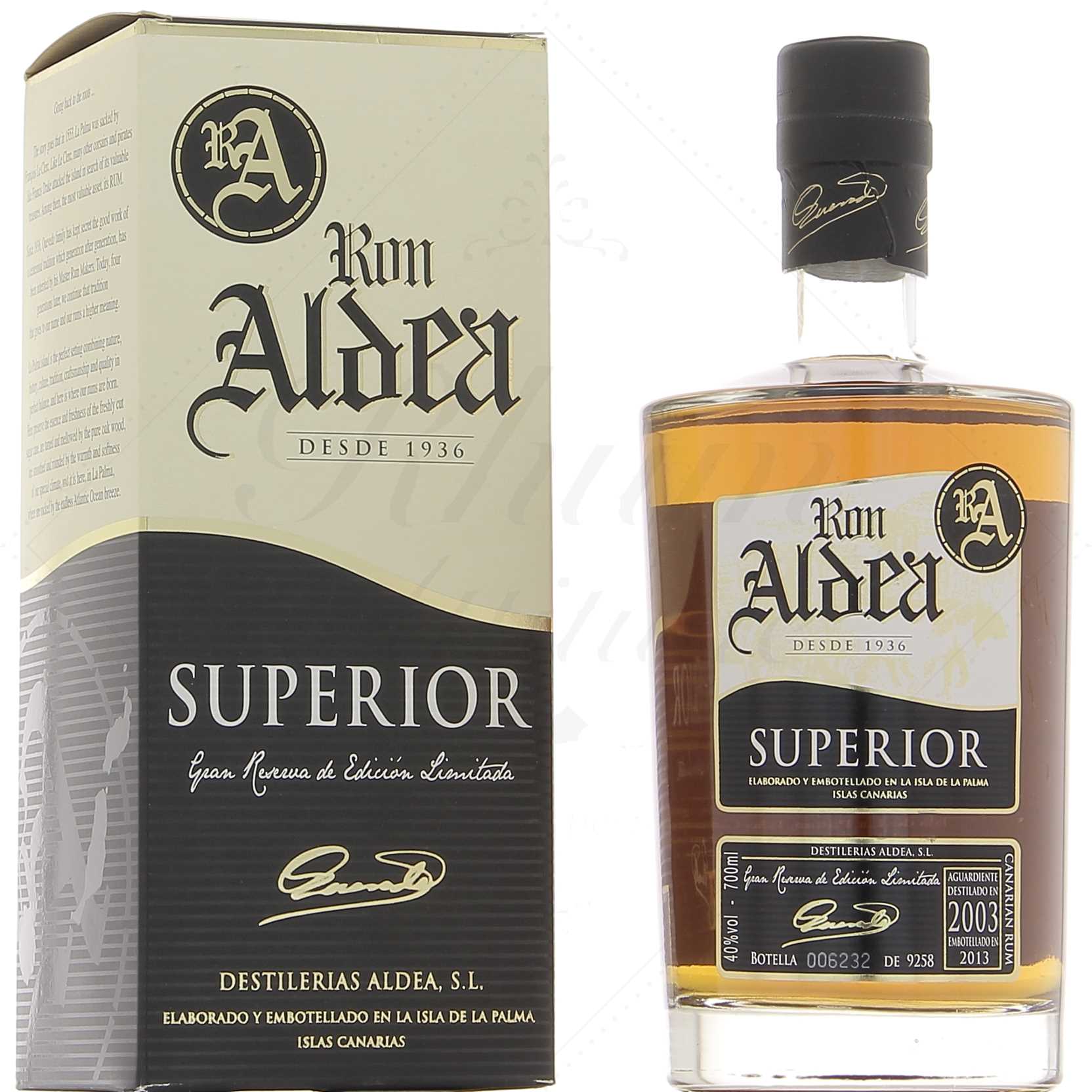 Aldea Superior 10 ans 2003-2013 40°