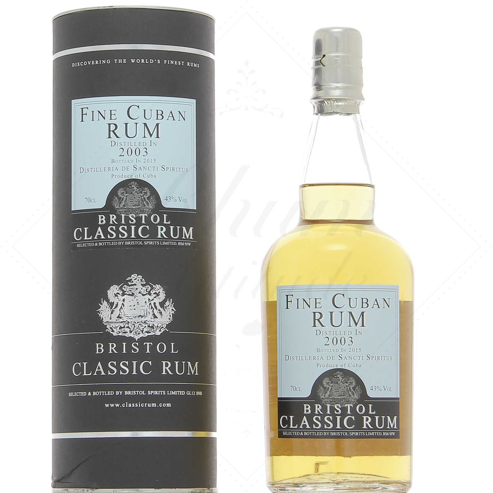 Bristol Cuban Rum 12 ans 2003-2015 Sancti Spiritus 43°
