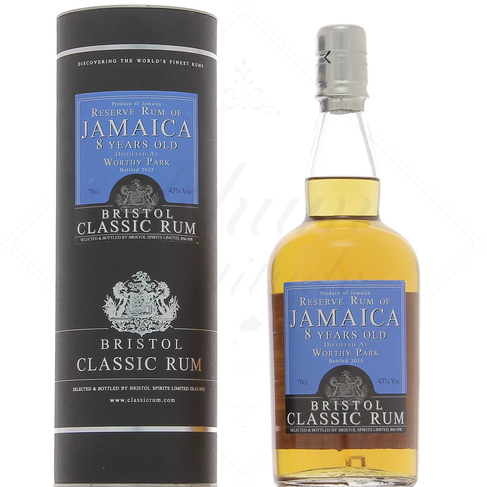 Bristol Reserve Rum of Jamaica 8 ans 2007-2015 Worthy Park 43°