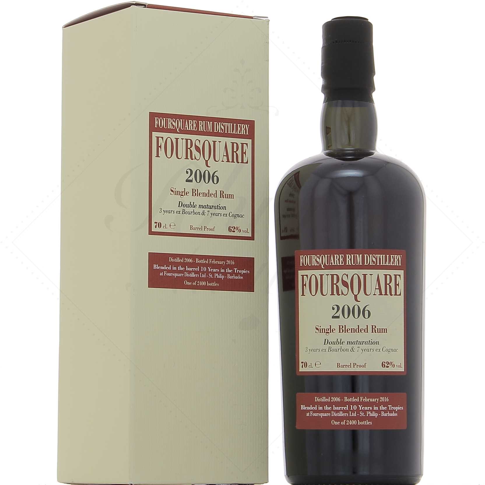 Velier Foursquare 2006 Barrel Proof 62°