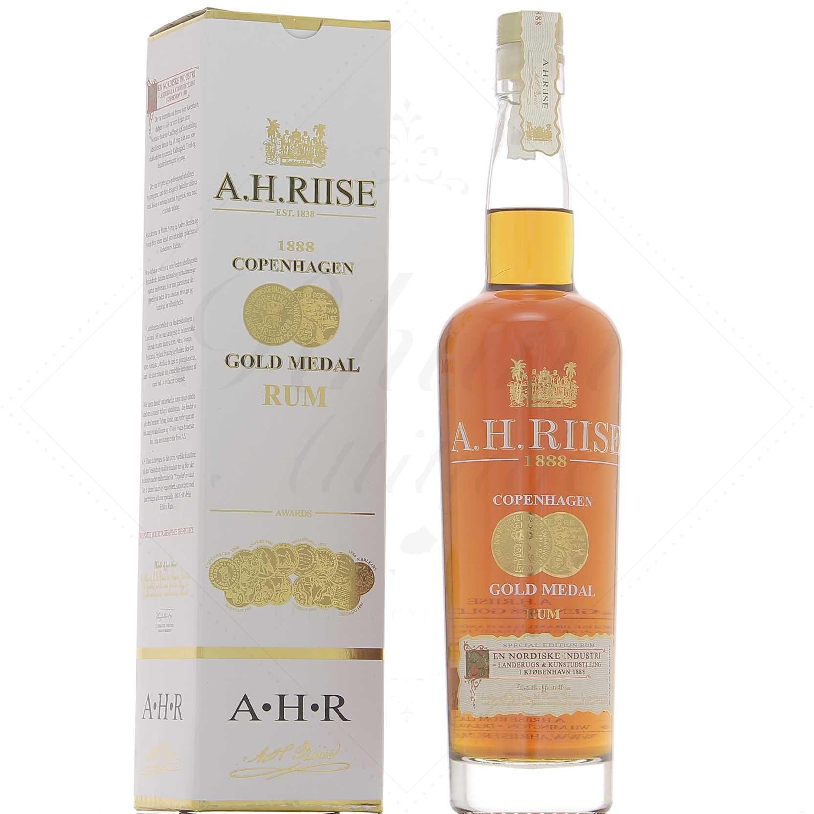 A.H. Riise Copenhaguen Gold 1888 40°