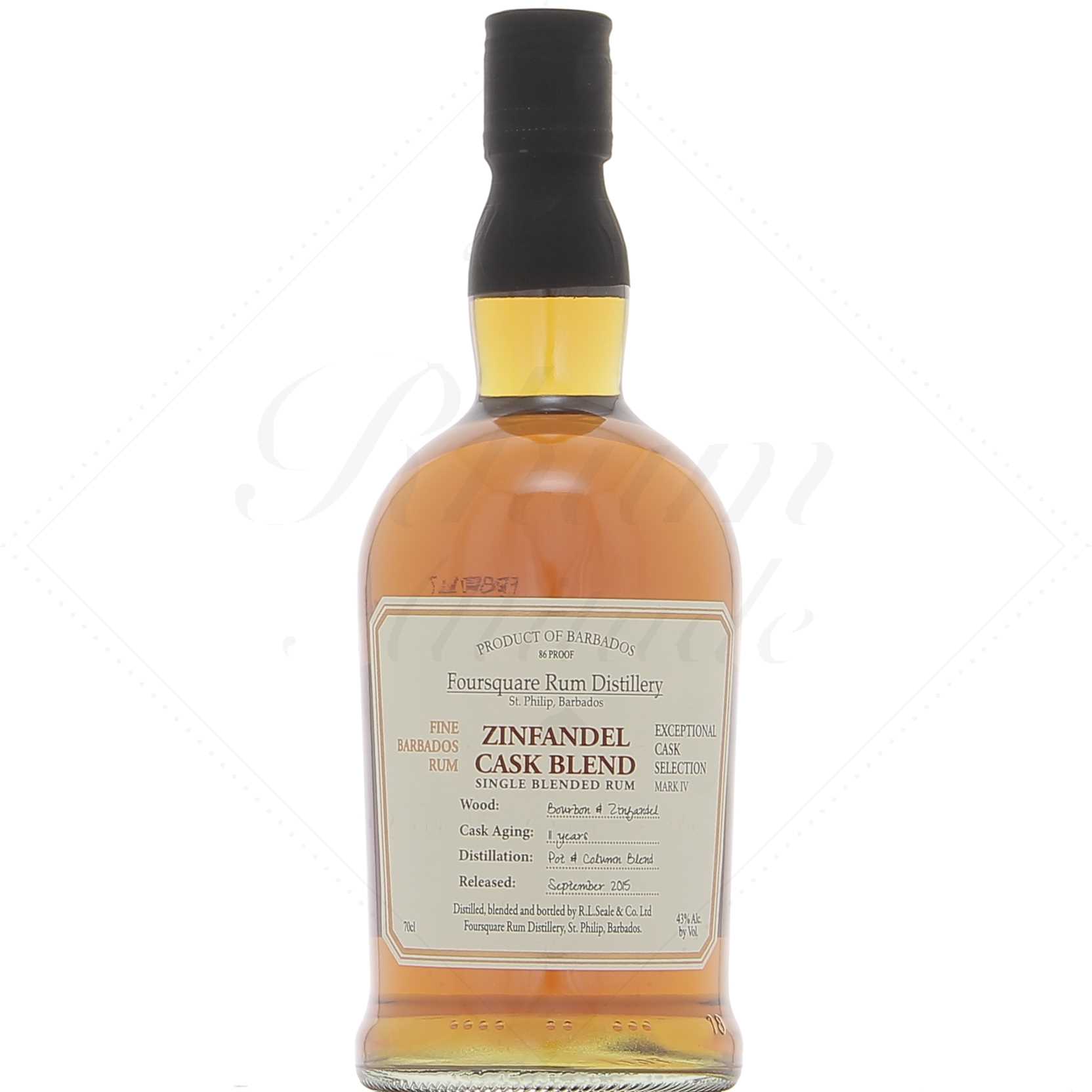 Foursquare Zinfandel Cask Blend 11 ans 43°