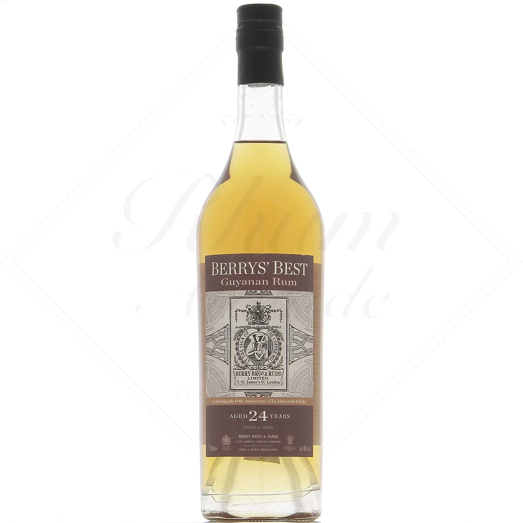 Berry Bros. Guyanan Rum 24 ans 1991 – 60 ans LMDW 46°
