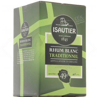 Isautier Blanc Traditionnel 49° - Cubi BIB Bag-In-Box 10 litres ! - ancien cubi