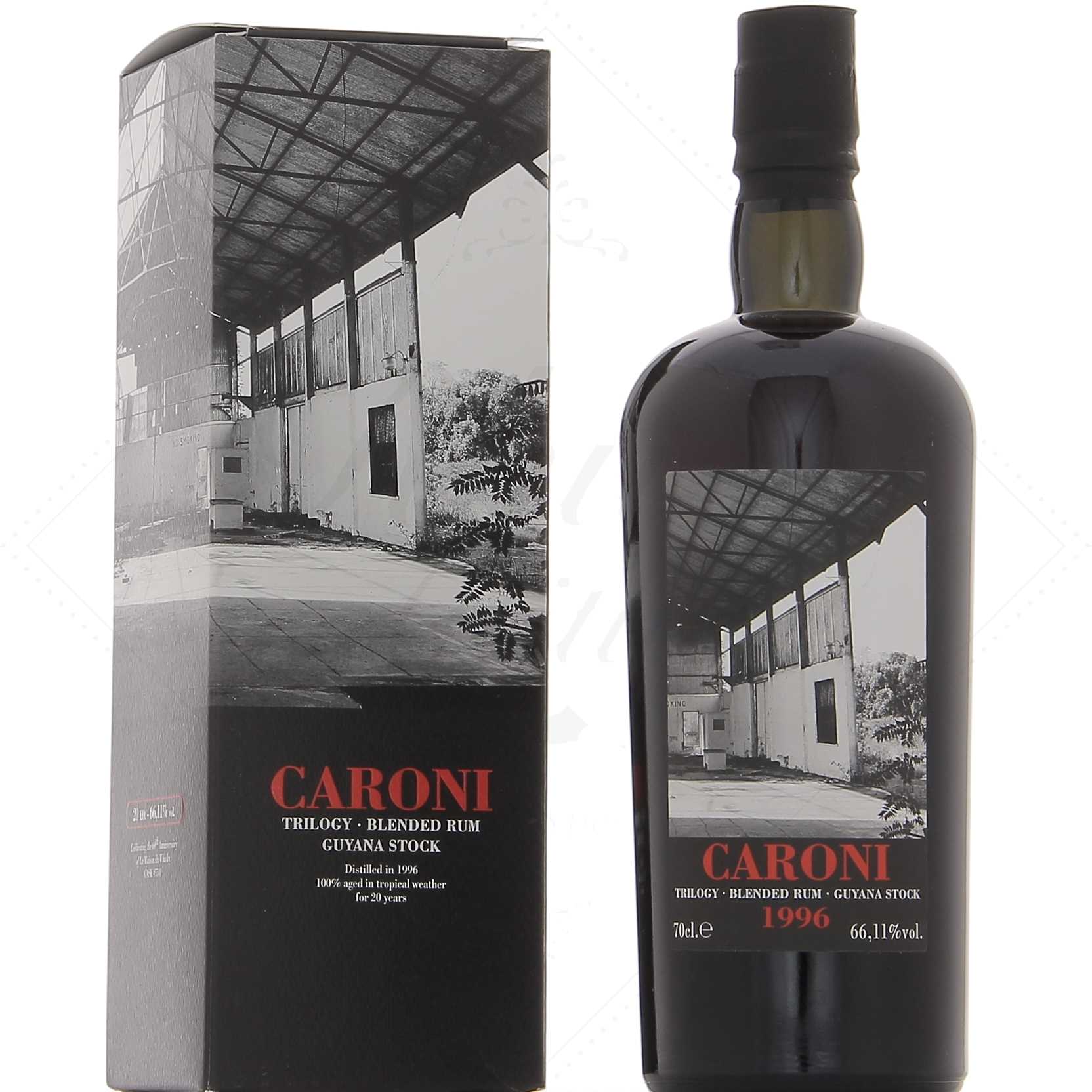 Caroni 20 ans 1996 Trilogy Blended Guyana Stock 66,11°