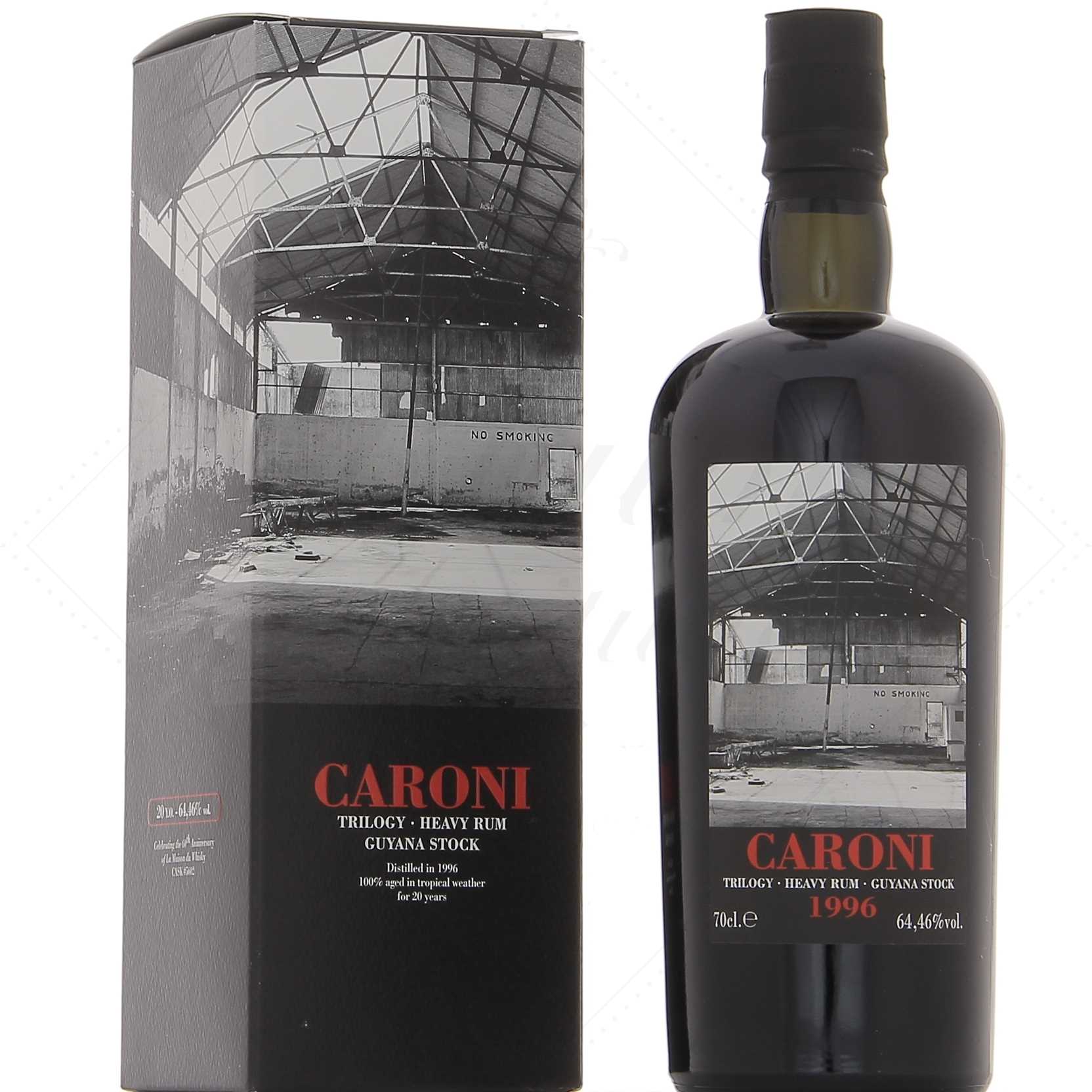 Caroni 20 ans 1996 Trilogy Heavy Guyana Stock 64,46°