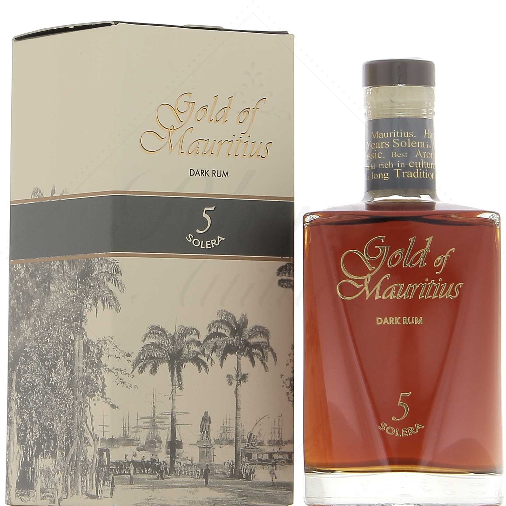 Gold of Mauritius solera 5 ans 40°