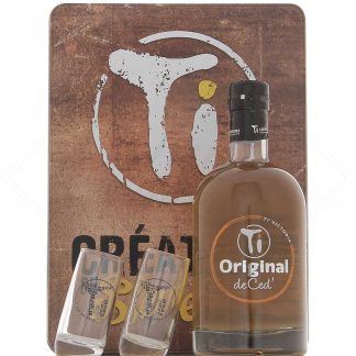 Les Rhums de Ced Coffret Ti Victoria + 2 verres 38°
