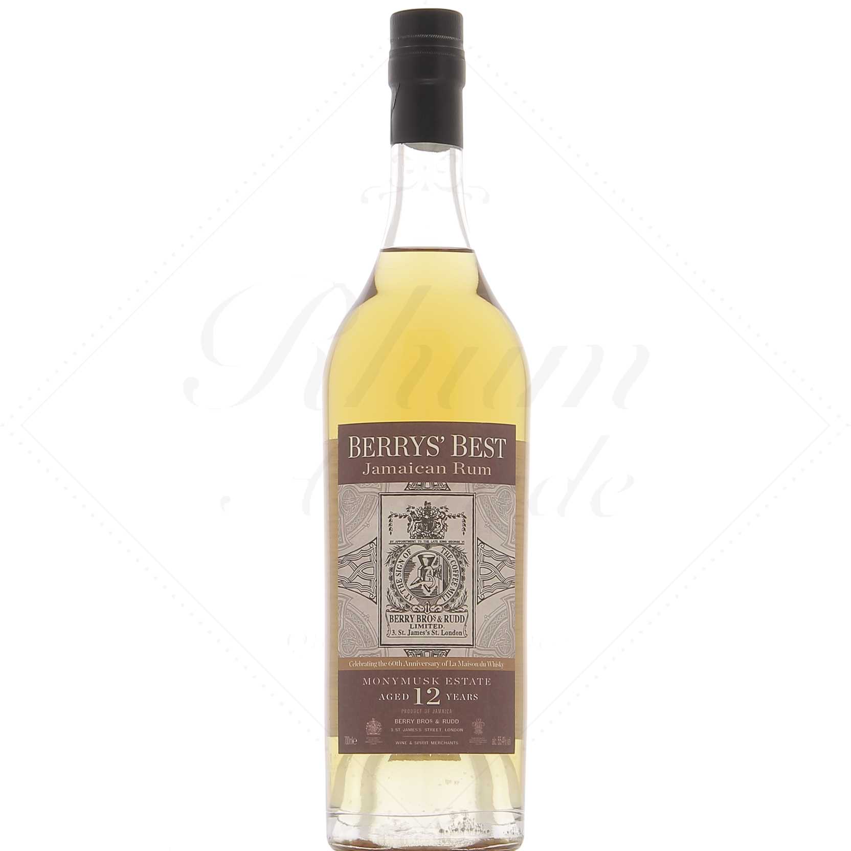 Berry’s Best Jamaican Rum 12 ans 2003 – 60 ans LMDW 55,4°