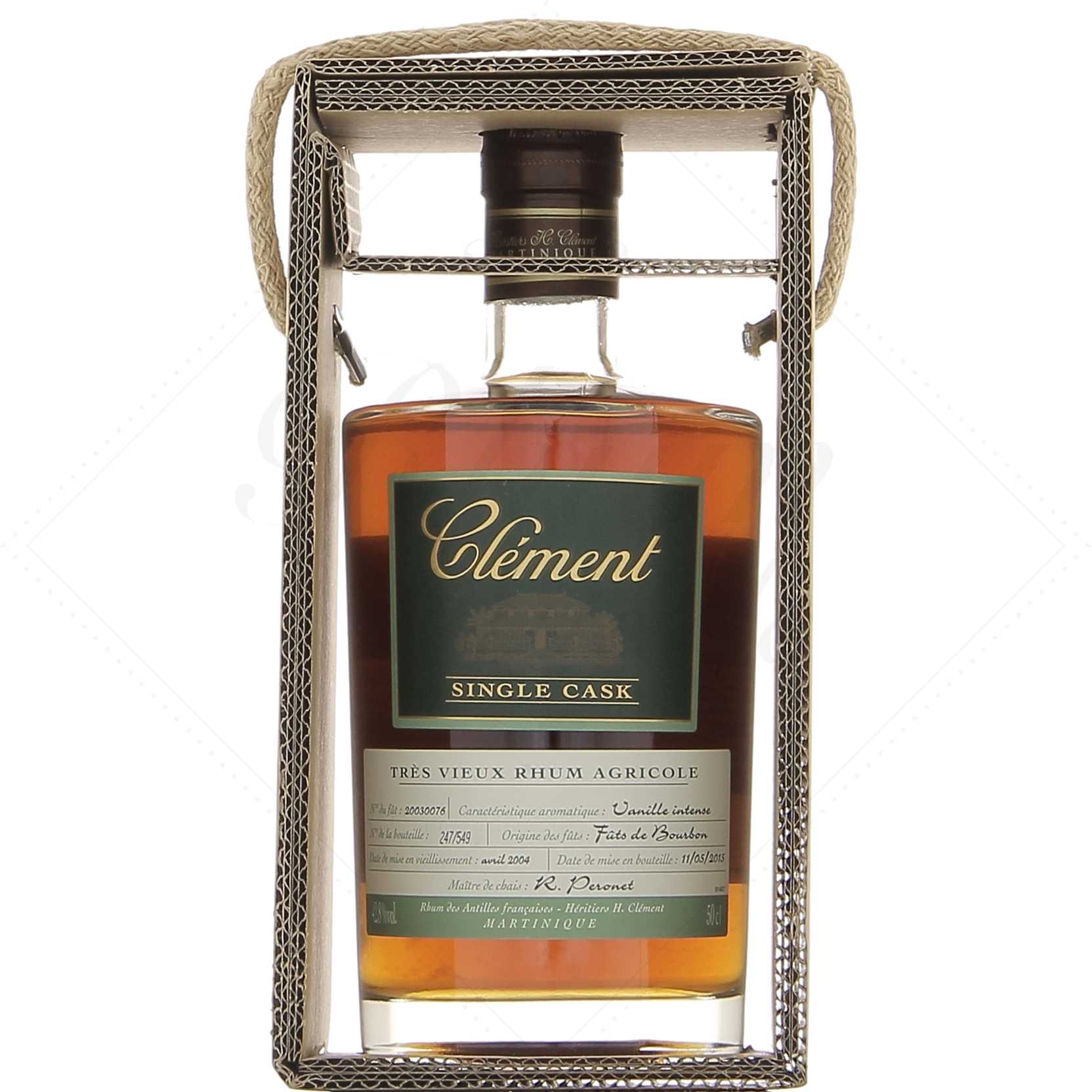 Clément Single Cask Vanille Intense 11 ans fût 20030076 42,8°