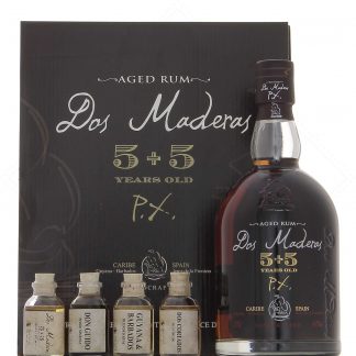Dos Maderas PX 5+5 coffret avec 4 échantillons 40°