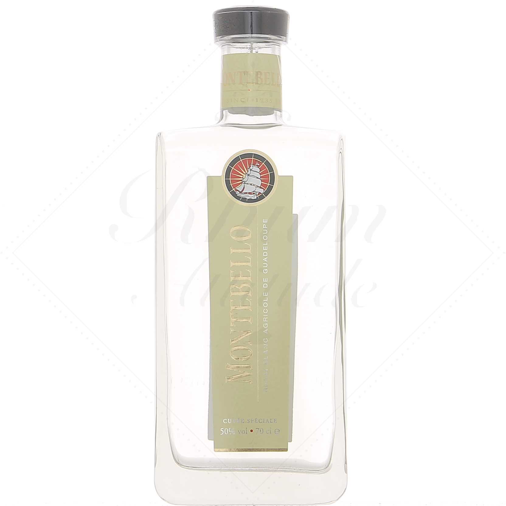 Montebello Rhum Blanc Premium Millésime 2013 Embouteillé 2015 50°