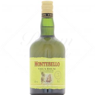 Montebello rhum vieux 3 ans 42° - ancienne version