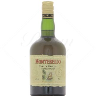 Montebello rhum vieux 8 ans 42° - ancienne version