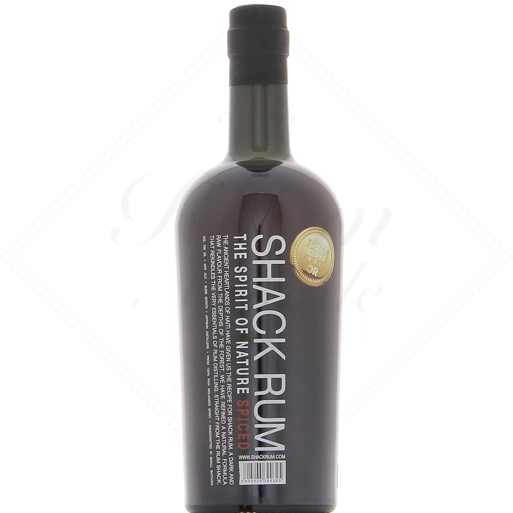Shack Rum Spiced The Spirit of Nature 40° - ancienne bouteille