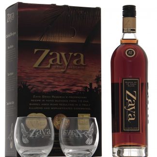 Zaya Gran Reserva 12 ans avec 2 verres sérigraphiés 40°