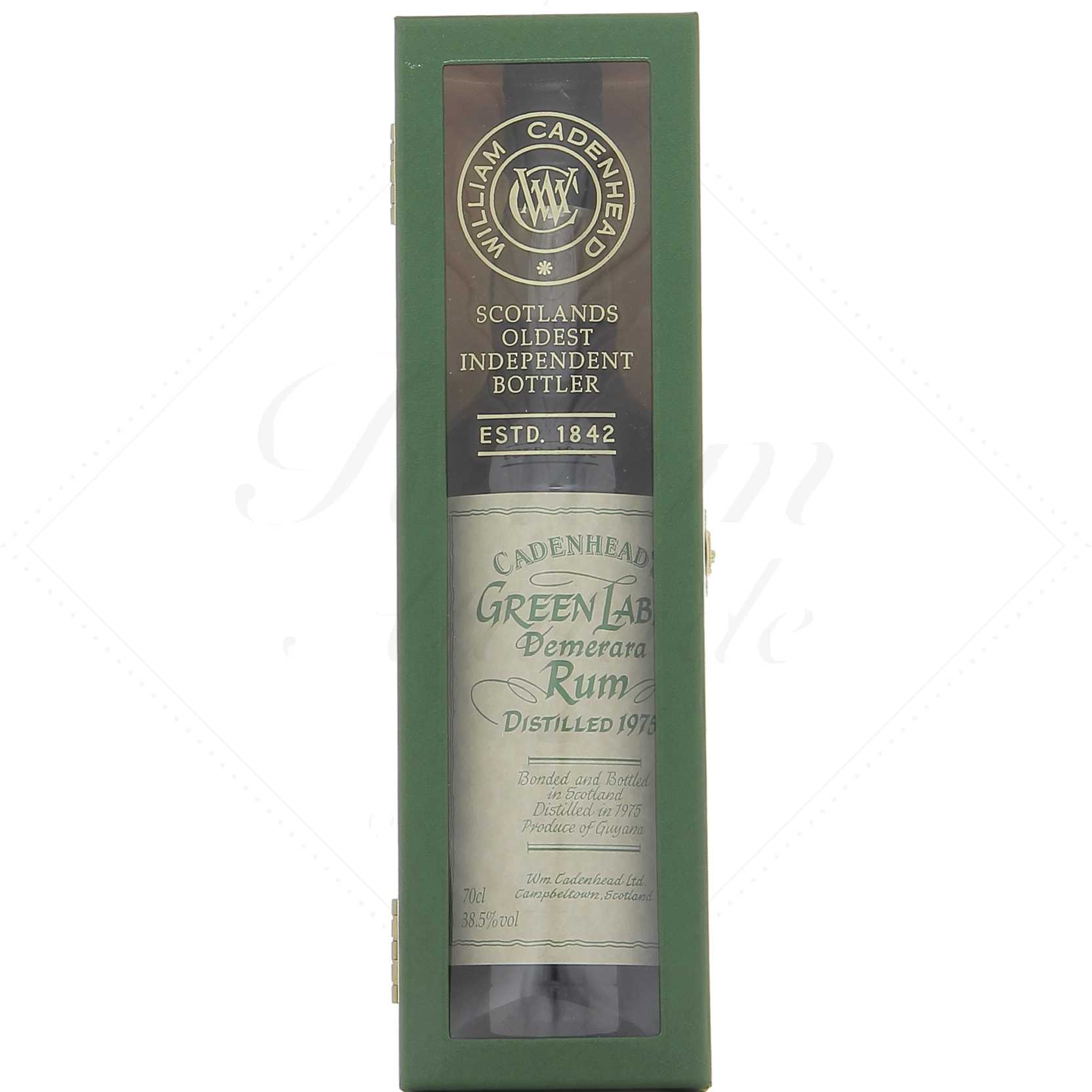 Cadenhead’s Green Label Demerara Rum 1975 38,5°