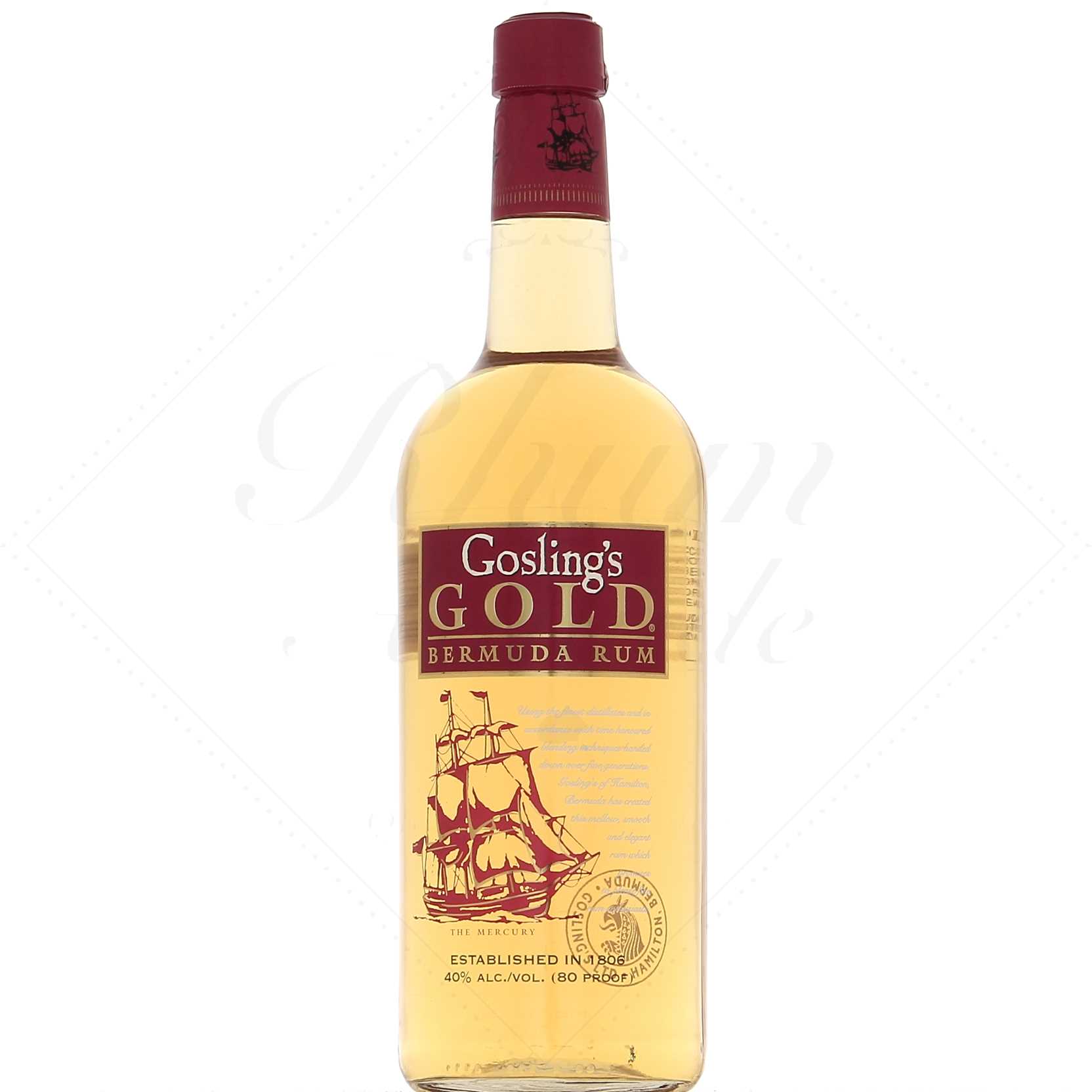 Gosling’s Gold Bermuda Rum 40° - 1 litre !