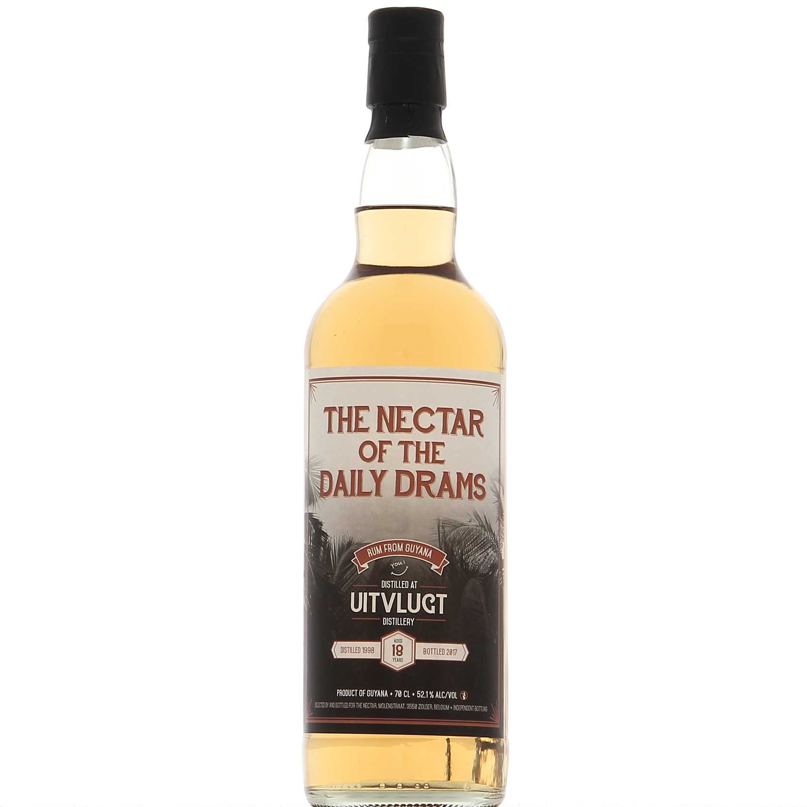 The Nectar Guyanan Rum 18 ans 1998 Uitvlugt 52,1°