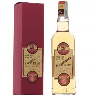 Cadenhead’s Guyanan Green Label Rum 15 ans 46°