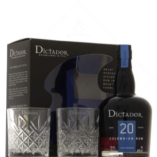 Dictador 20 ans 40° coffret 2 verres