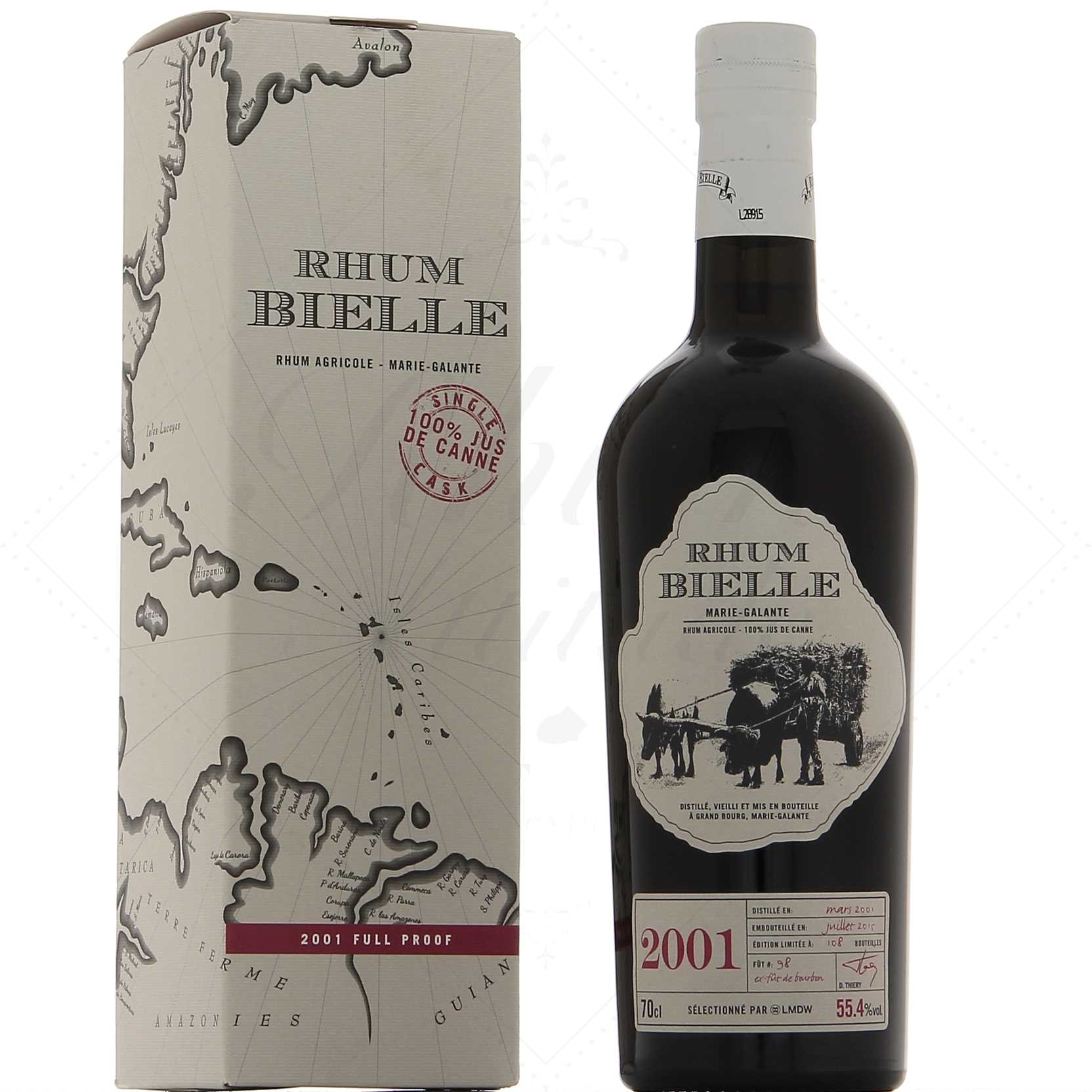 Bielle 2001 Single Cask, fût #98 55,4°