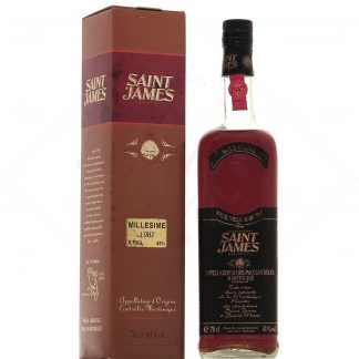 Saint James millésime 1987 – bouteille n°342