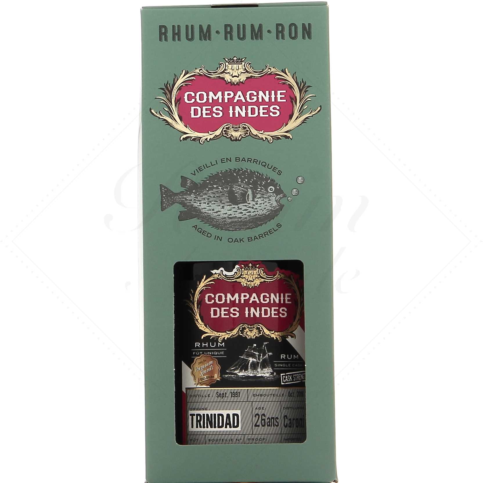 Compagnie des Indes Caroni Cask Strength 1991 26 ans 56,2°